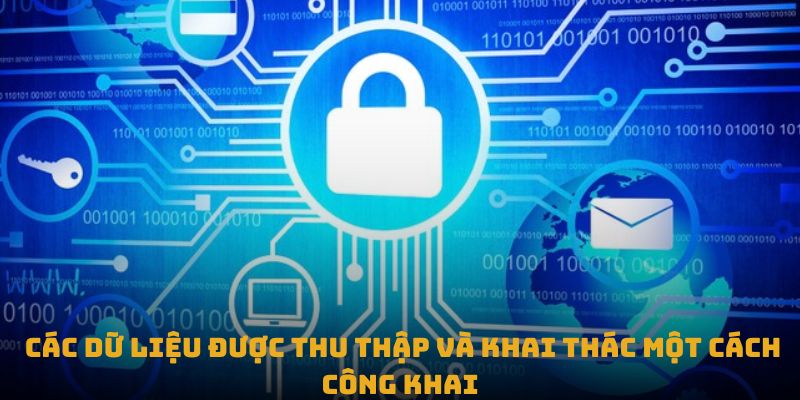 Các dữ liệu được thu thập và khai thác một cách công khai